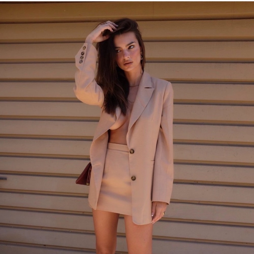 Inamorata Los Feliz Blazer in Camel size XS NWT